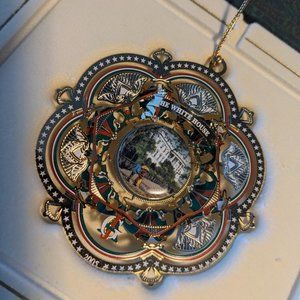 2005 White House Historical Assn. Christmas Ornament Honoring James Garfield NEW